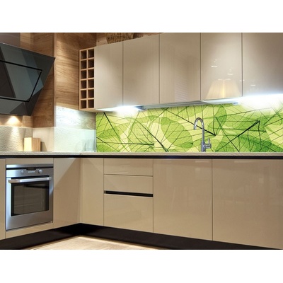 DIMEX KI-180-048 Samolepiace tapety za kuchynskú linku listové žily rozmer 180 cm x 60 cm