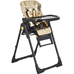 Cangaroo Стол за хранене 2 в 1 Cangaroo - Tiramisu, Limited, златен (111315) - baby