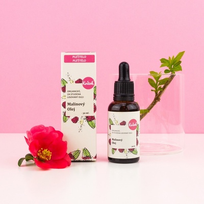 Kvitok malinový olej nerafinovaný Bio 30 ml – Zboží Dáma