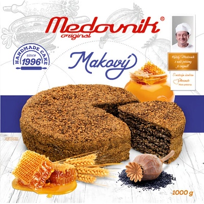 Medovník originál Makový 1 kg – Zboží Dáma
