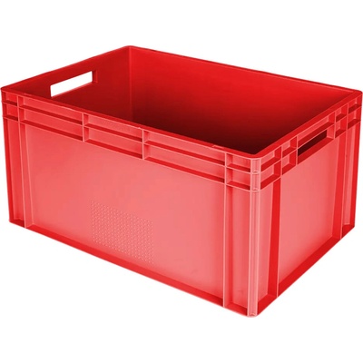 BAUHAUS Euro box, 60 × 40 × 32 cm, 61 l, červený, E6432-5120-PP80