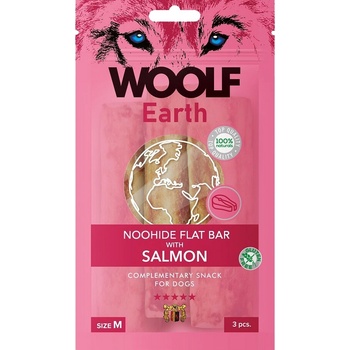 WOOLF Earth NOOHIDE M Sticks with Salmon 90 g