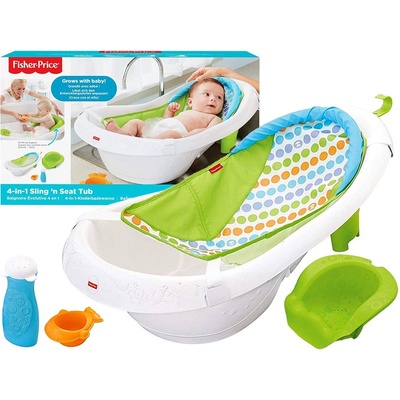 Fisher Price Vanička pre bábätká 4v1 bielo zelená