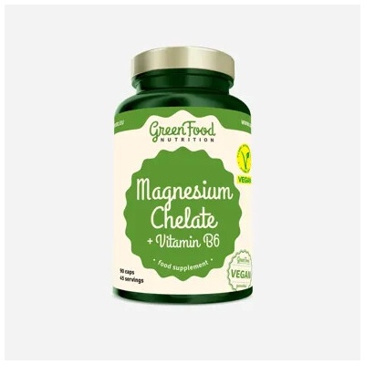 GreenFood Nutrition Magnesium Chelate + Vitamin B6 90 kapsúl