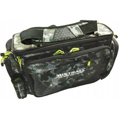 MISTRALL TAŠKA NA PŘÍVLAČ MASKÁČOVÝ + 2 KRABIČKY