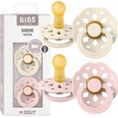 Bibs Boheme přírodní kaučuk 2ks ivory blossom