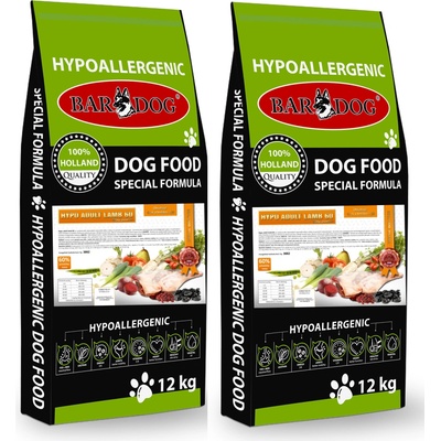 Bardog Hypo adult Lamb 60 2 x 12 kg
