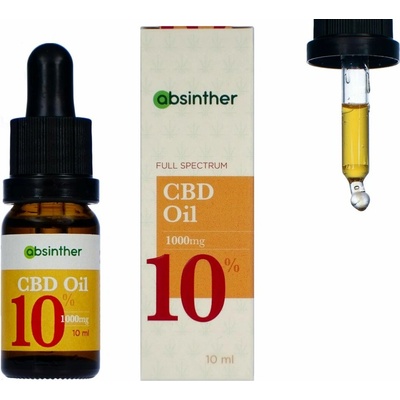 Full Spectrum konopný CBD olej 10% 10ml 1000mg
