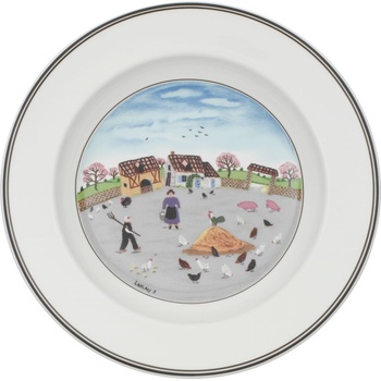 Villeroy & Boch Дълбока чиния Design Naif Poultry Farm 21 см (10-2337-2704)