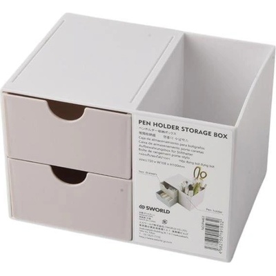 Sworld Органайзер за бюро, с 2 чекмеджета, розов (1060180100)