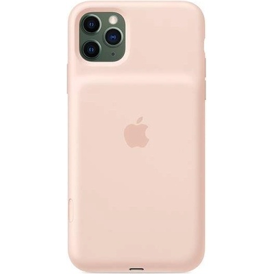 Apple Smart Battery Case - оригинален кейс с вградена батерия за iPhone 11 Pro Max (розоя пясък)