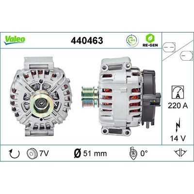 Alternátor VALEO 440463