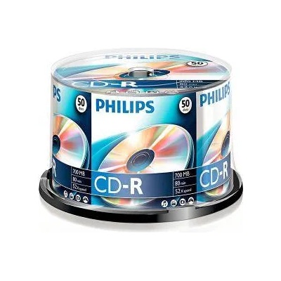 Philips CD-R Philips 80min. /700mb. 52X - 50 бр. в шпиндел