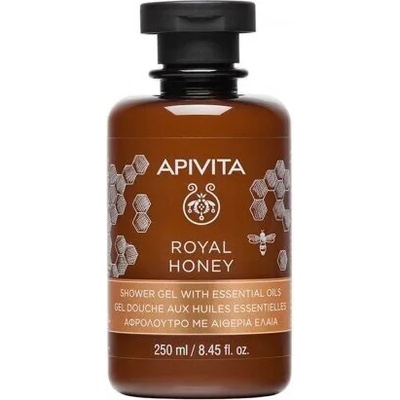 APIVITA Душ гел с кремообразна пяна и натурални масла Мед , Apivita Royal Honey Shower Gel 250ml
