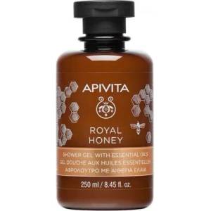 APIVITA Душ гел с кремообразна пяна и натурални масла Мед , Apivita Royal Honey Shower Gel 250ml