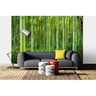 DIMEX ART Самозалепваща се флизелинова фототапета бамбукова гора 375 x 250 см