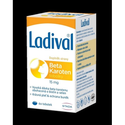 LADIVAL Betakaroten 15 mg 60 tobolek