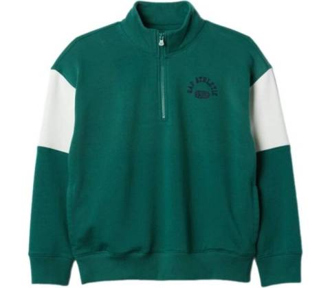 GAP Half Zip zelená