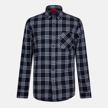 HUGO BOSS Риза Hugo Men's Emero 01 Long-Sleeve Plain Shirt - Black 001