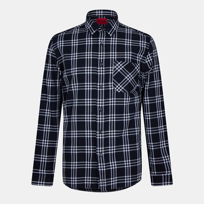 HUGO BOSS Риза Hugo Men's Emero 01 Long-Sleeve Plain Shirt - Black 001