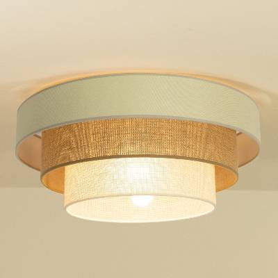BELIS Плафон WENTA 1xE27/60W/230V, диаметър 50 см, бежово/юта (BE1108)