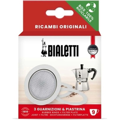 Bialetti Moka těsnění + filtr 9 šálků