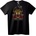 NOONEBRAND Тениска Тигър и рози - 2XL, Black