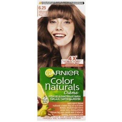 Garnier Color Naturals Créme дълготрайна подхранваща крем-боя за коса 40 ml нюанс 6.25 Light Icy Mahogany за жени