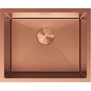Mexen Trixo стоманена мивка 1-камерна 540 x 440 мм, мед - 6414541000-65 (6414541000-65) Мивка за вграждане