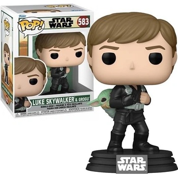 Funko Pop! Star Wars The Book of Boba Fett Luke Skywalker and Grogu Star Wars 583