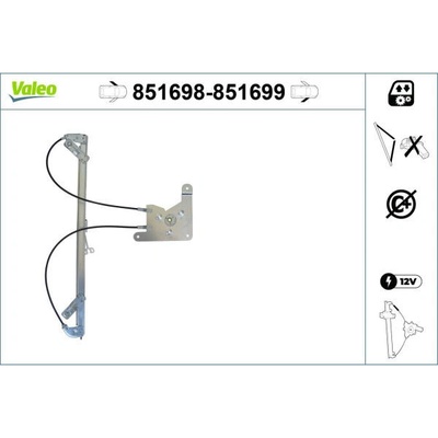 Zvedací zařízení oken VALEO 851698