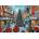 Bluebird Puzzle - Puzzle Christmas Town Square Shopping - 1 000 piese