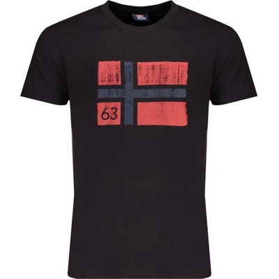 Norway 1963 Тениска с къс ръкав за мъже norway 1963, Цвят Черен (846019_neblack)