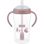 Nuk Perfect Match Bear шише със сламка 8m+
