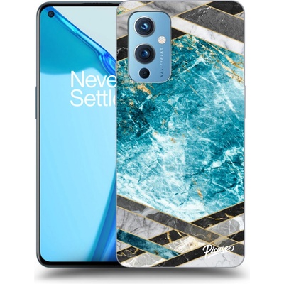 Púzdro Picasee ULTIMATE CASE OnePlus 9 - Blue geometry
