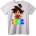 NOONEBRAND Тениска Goku Chibi Честен Детски ден - 5XL, White