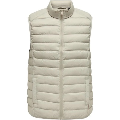 Only & sons Потник Only & sons Gavin Light Down Vest - Beige (Silver Lining)