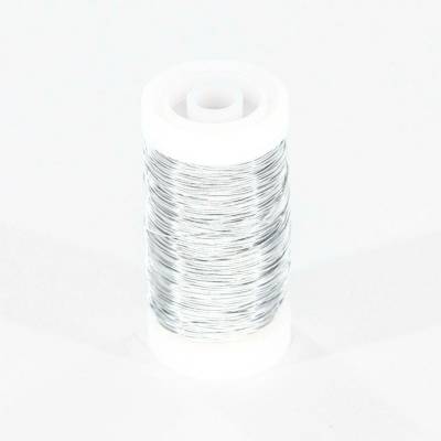 Drát myrtový stříbrný-0,37mm 100g