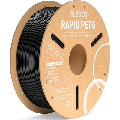 Elegoo RAPID PETG 1,75mm 1 kg Black 50.203.0216 – Zboží Živě