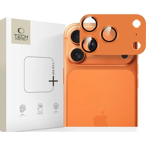 Tech-protect CAMFULL FIT+ покритие за камера iPhone 17 Pro космическо оранжево (5906302332588)
