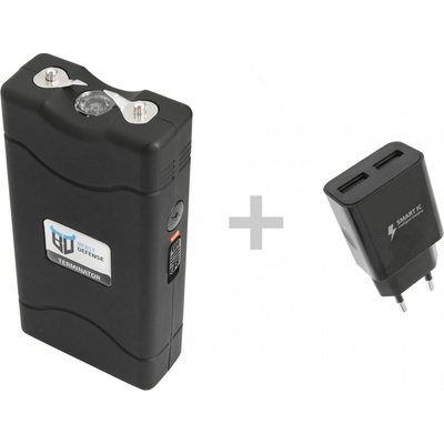 Beast Defense Paralyzér Terminator 2000000 V s adaptérom čierny