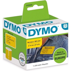 DYMO LW 54x101mm Етикети за доставка / име жълти (2133400)