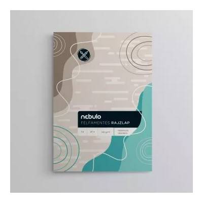 Nebulo Nebulo: Лист за рисуване без линии - A4, 10 бр