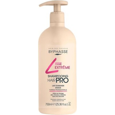 BYPHASSE Hair Pro Liss Extrême Shampoo 750ml - изглаждащ шампоан за непокорна коса