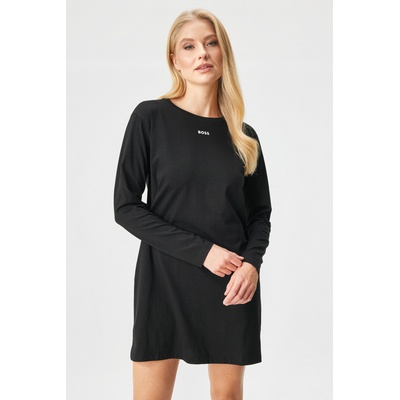 HUGO BOSS Памучна нощница BOSS Sleepshirt къса (50550215_kos)