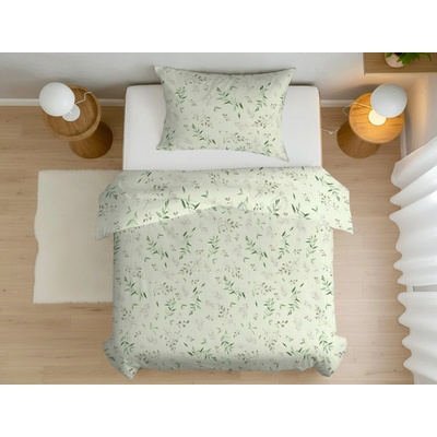 Áčko Ružomberok bavlna obliečky OLIVE Sage 70x90 140x200