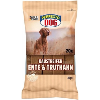 Perfecto Dog masové plátky kachna krocan 20 ks 200 g