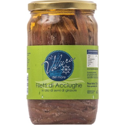Veliero ančovičky v slnečnicovom oleji 720 g