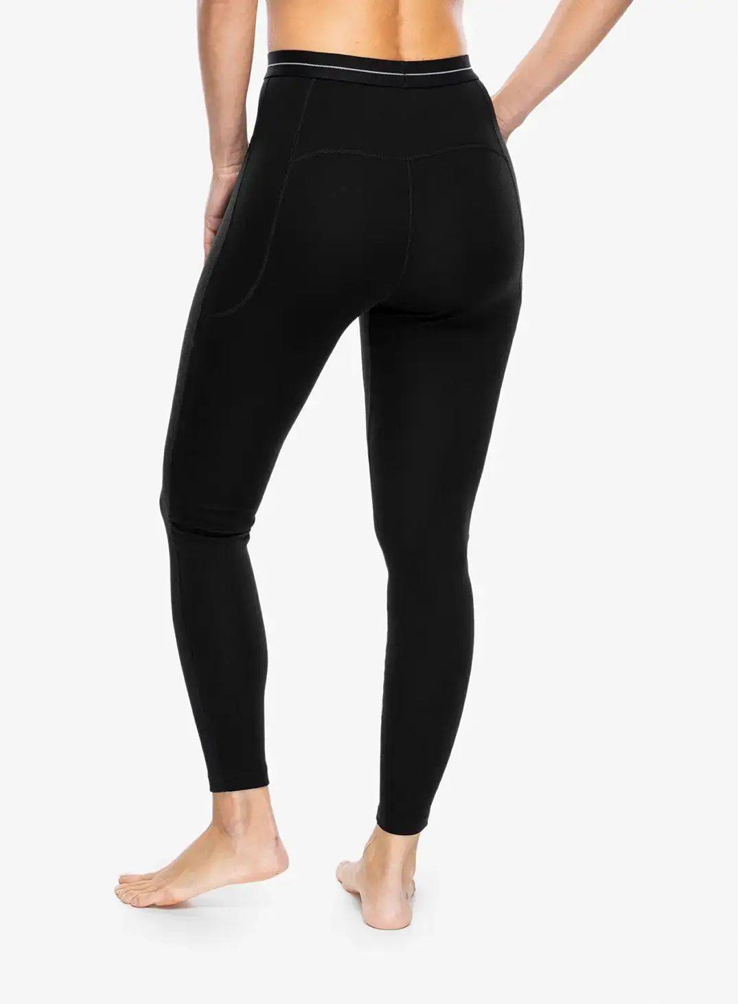 Legging Icebreaker Merino GT Taille S Noir – Laine Mérinos Avec Fermeture éclair Cheville
