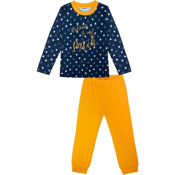 Winkiki detské pyžamo WKG 02832 tm.modrá žltá